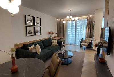 Apartament cu 2 camere semidecomandat, mobilat în Plopilor