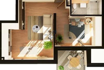 Apartament de 2 camere, Intre Lacuri , Bloc Nou! - 14