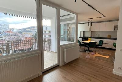 Centrul Civic - apartament 3 camere renovat - 2 grupuri sanitare - priveliște - - 1