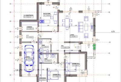 Casă cu 3 camere cu Garaj în Cristian - 17