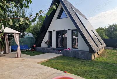 Vand casa A-Frame langa Bucure?ti complet utilata ?i mobilata - 1