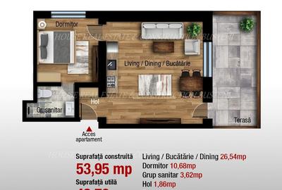 Apartament cu 2 camere în Central - 2