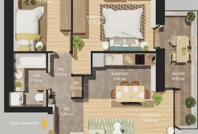 Apartament 3 camere in Cotroceni - 3