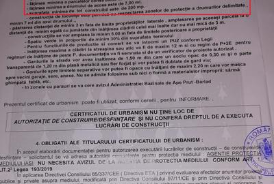 Teren intravilan de 1309 mp, în Bârnova - 5