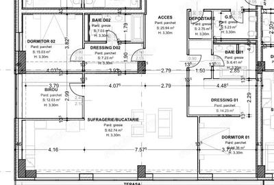 Apartament cu 4 camere decomandat în Central