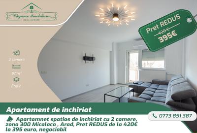 Apartament cu 2 camere decomandat, mobilat în Micălaca