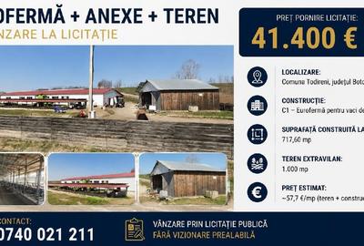 Spațiu industrial, de 717 mp, în Todireni