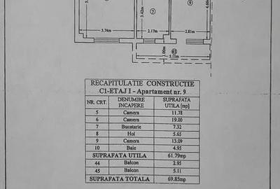 Apartament cu 3 camere decomandat în Valea Lupului - 9