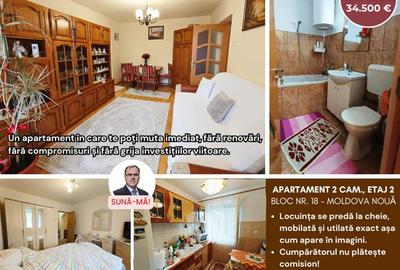 Apartament cu 2 camere semidecomandat, mobilat în Central - 1