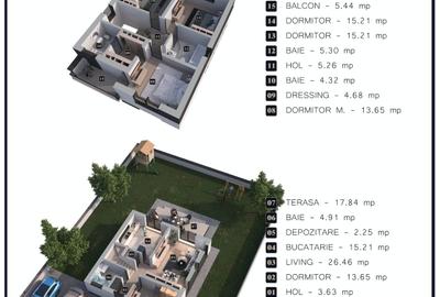 Casă cu 5 camere cu Teren 450 Mp în Domnești