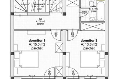 Casă cu 4 camere cu Teren 142.5 Mp în Central - 4