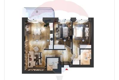 Apartament cu 3 camere semidecomandat în Theodor Pallady - 5