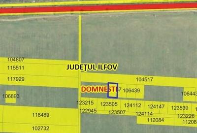 Teren de 534 mp, în Domnești