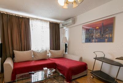 Apartament cu 2 camere semidecomandat, mobilat în Dorobanți