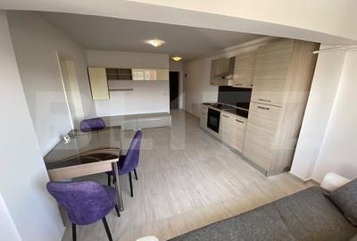 Apartament cu 2 camere semidecomandat, mobilat în Baciu