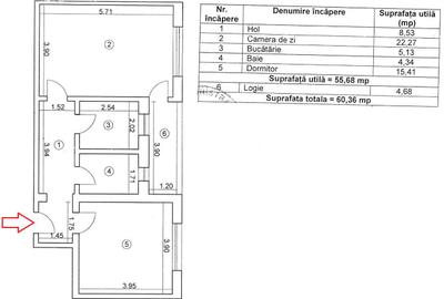 Apartament cu 2 camere în Fălticeni - 3