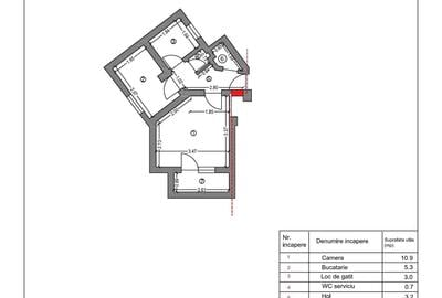 Apartament cu 3 camere decomandat în Dacia - 6