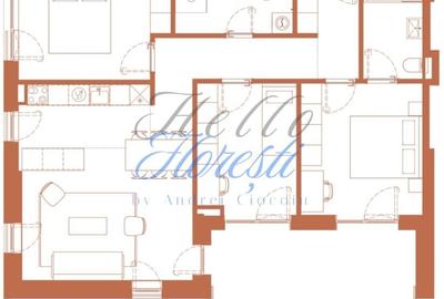 Apartament cu 4 camere în Dâmbul Rotund