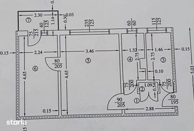 Apartament cu 2 camere în Nord - 2