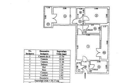 Apartament cu 3 camere în Berceni - 8