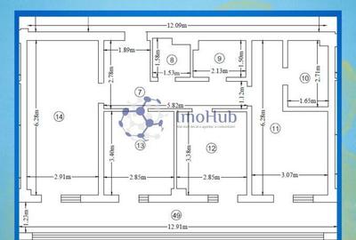 Apartament cu 3 camere în Păcurari - 1