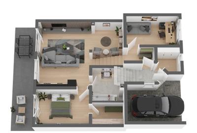 Apartament cu gradina spatioasa de 156 mp, in zona linistita din Apahida - 1