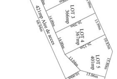 Teren Construcții extravilan de 726 mp, în Cernele - 1