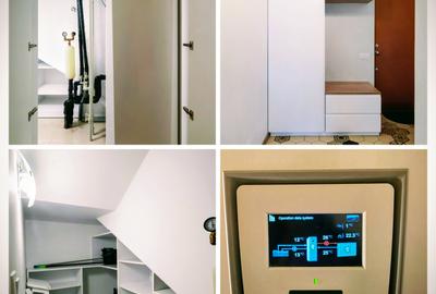 Casa pasiva cu pompa de caldura Sol-apa, 4 camere, mobilata si utilata, sector 5 - 8