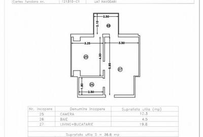 Apartament cu 2 camere nedecomandat în Nord - 8