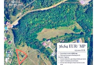 Teren intravilan cu vedere panoramică  4230mp - Mediaș - 2