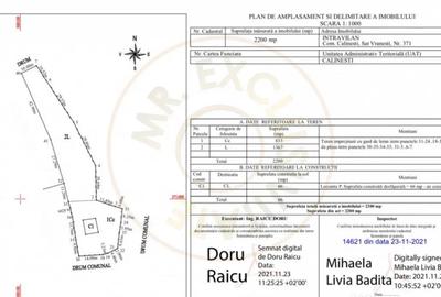 Teren de 2200 mp, în Călinești - 1