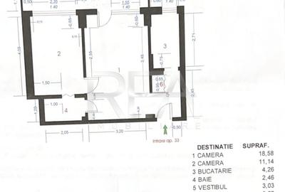 Apartament cu 2 camere semidecomandat, mobilat în Dorobanți - 10