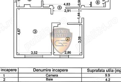 Apartament cu 4 camere decomandat în Inel II - 3