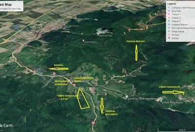 Teren Construcții intravilan de 93500 mp, în Râșnov Romacril - 1