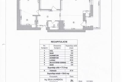 Apartament cu 3 camere decomandat în Dorobanți - 7