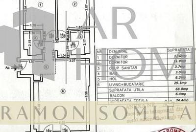 Apartament cu 3 camere decomandat, mobilat în Vest - 20