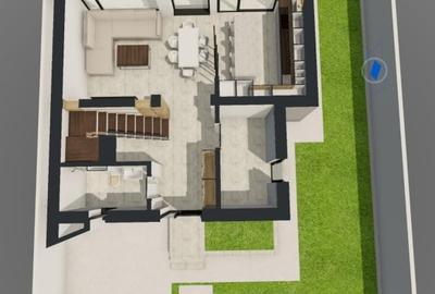 Casa P+1, 374 MP teren, 124,95 MP utili - 6