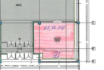 Spațiu comercial, de 88.699996948242 mp, în Central - 1
