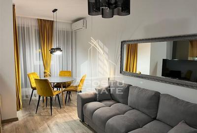 Apartament cu 2 camere semidecomandat, mobilat în Soarelui