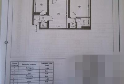 Apartament cu 2 camere semidecomandat, mobilat în Craiovei