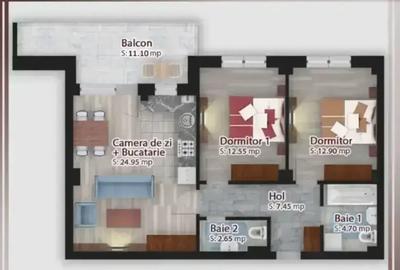 Apartament 3 camere spațios - Theodor Pallady, bloc nou 2025, predare 2026 - 4