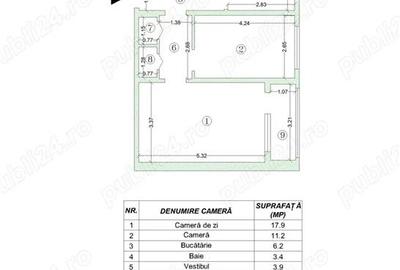 Apartament cu 2 camere decomandat în Teiul Doamnei - 2
