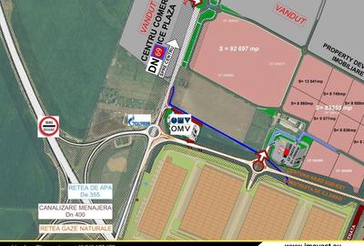 LOCATIE UNICAT !  12.000 mp teren intravilan cu acces din giratie A1 si centura - 2