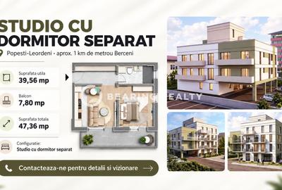 Apartament cu 2 camere semidecomandat în Est
