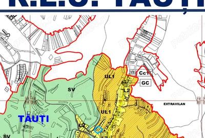 Teren de 771 mp, în Tăuți - 4