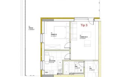 Apartament cu 2 camere semidecomandat în Zorilor - 2