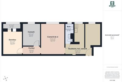 Apartament cu 4 camere semidecomandat, mobilat în Circumvalațiunii - 18