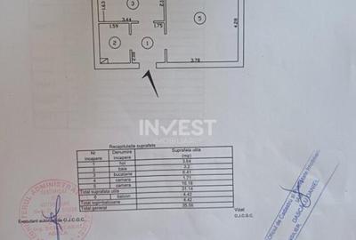 CENTRU CIVIC -apartament 1 camera decomandat - 5