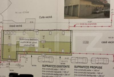 Spatiu comercial compartimentat pe 2 nivele - 1