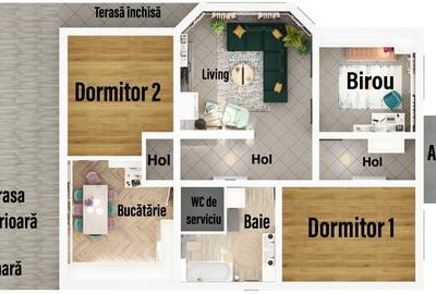 Casă individuală cu 4 camere cu Teren 551 Mp în Sântandrei - 8